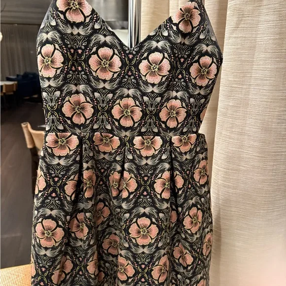 Alice + Olivia Black and Pink Floral Dress Alice + Olivia Black and Pink Floral Dress